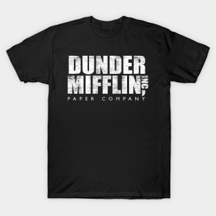 DUNDER MIFFLIN - White T-Shirt